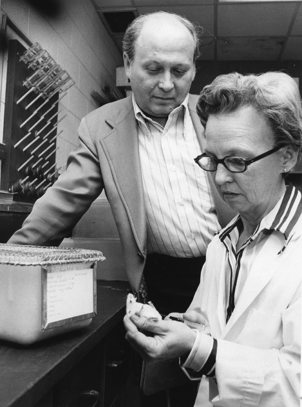 Barnett Rosenberg and Loretta Van Camp