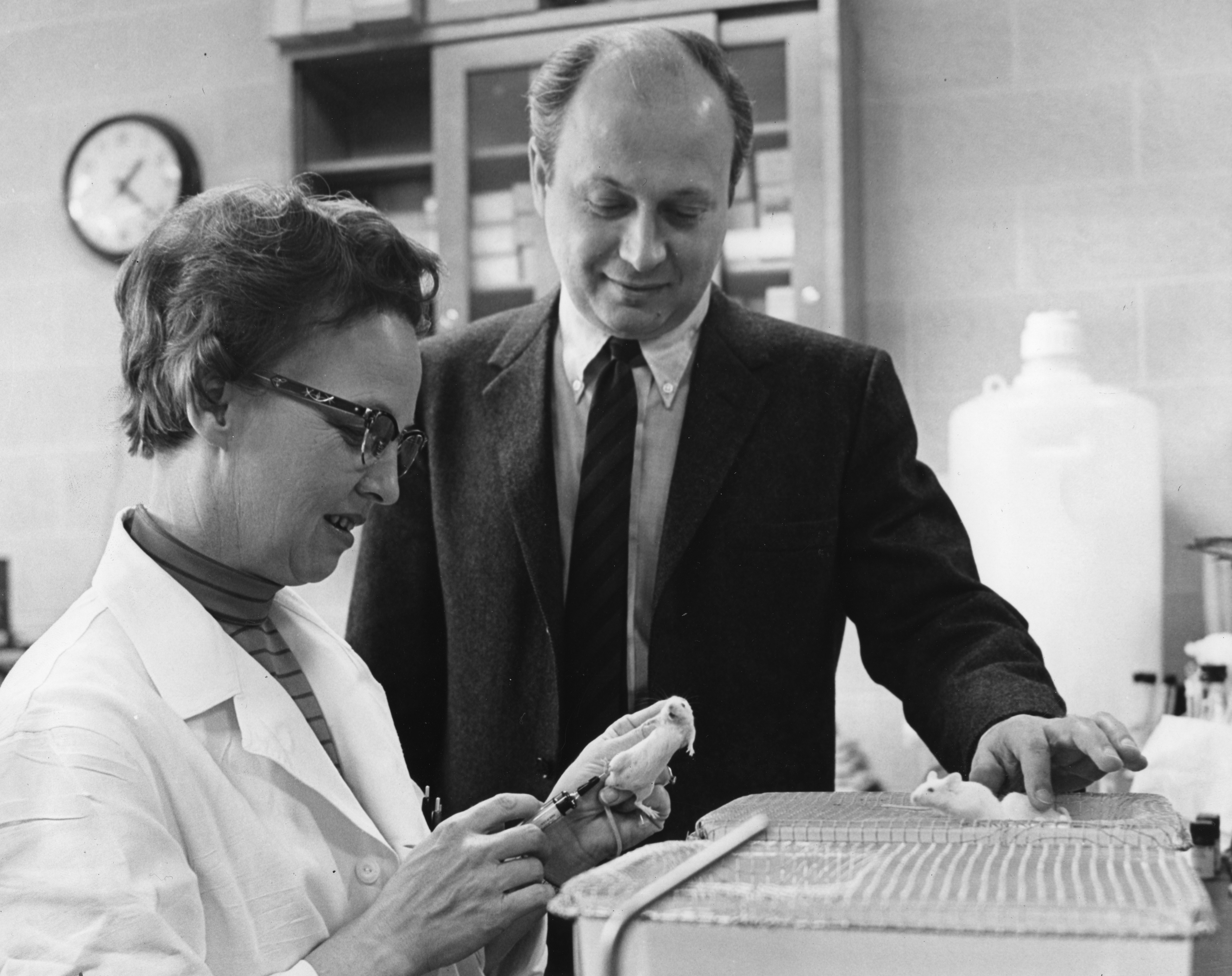 Barnett Rosenberg and Loretta Van Camp