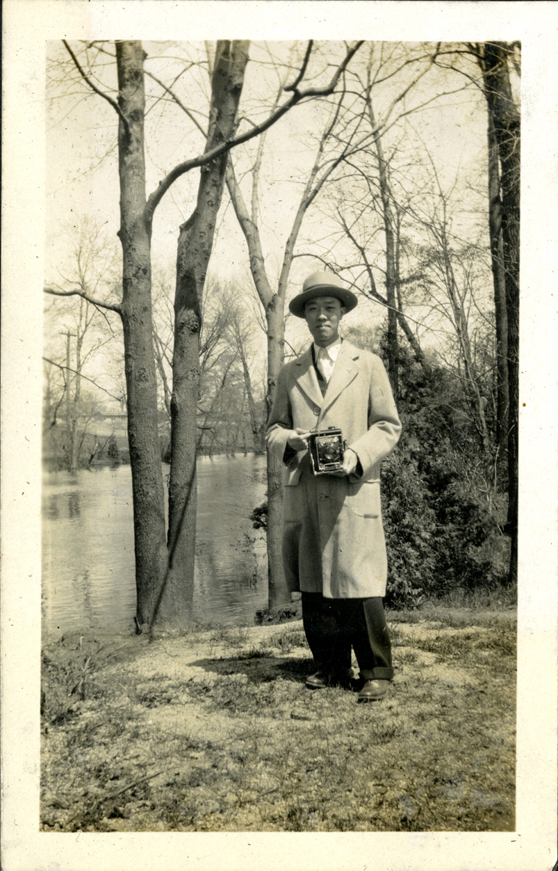 Onn Mann Liang by the Red Cedar River, circa 1925