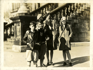 Unidentified young people, photographed by Onn Mann Liang, circa 1925