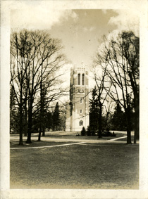 View of Beaumont Tower, taken by Onn Mann Liang, circa 1925