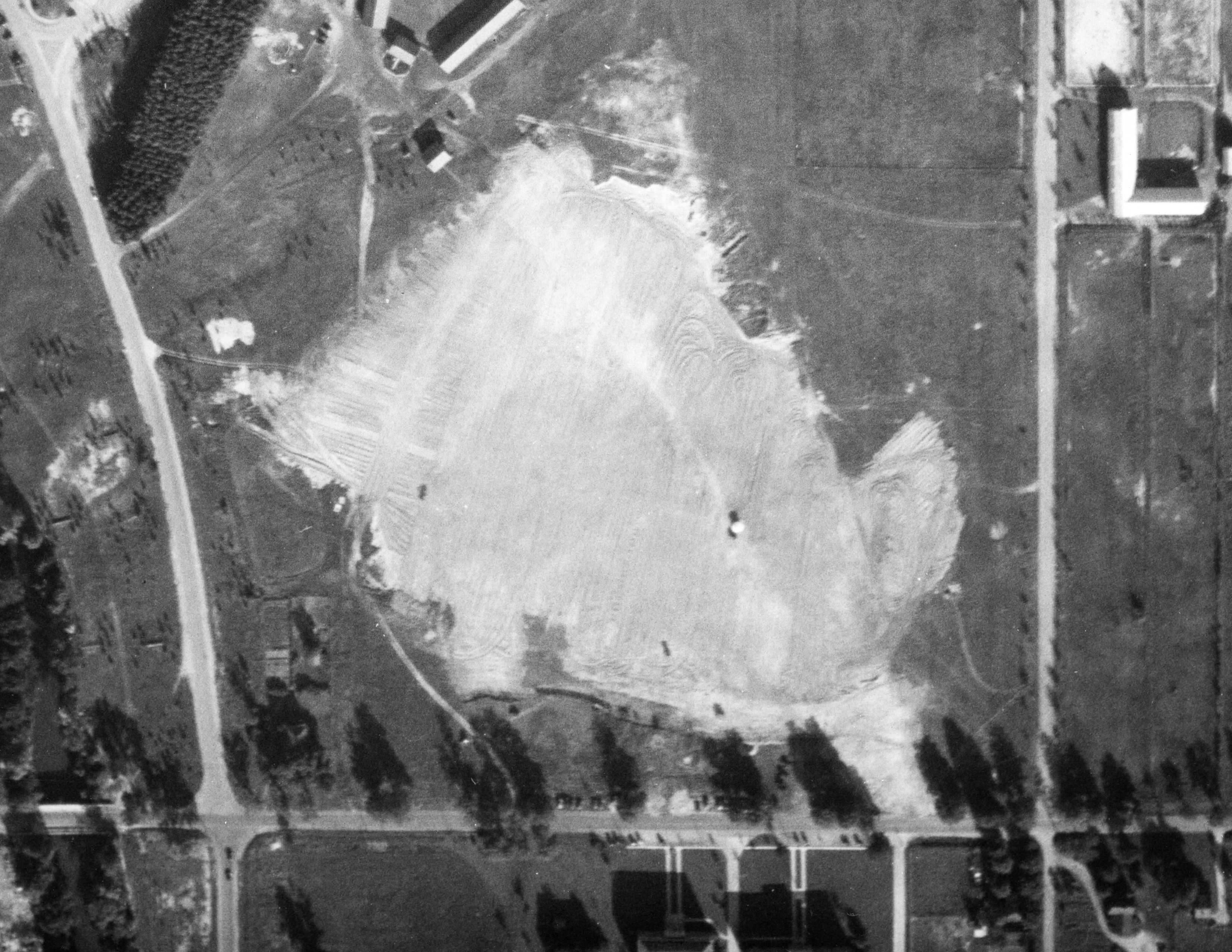 Aerial view of the Polo Field, Date Unknown