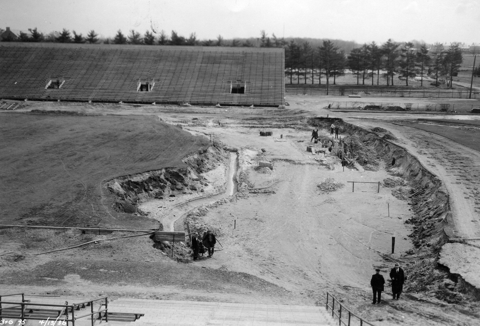 Stadium Construction-Field Construction, 1936