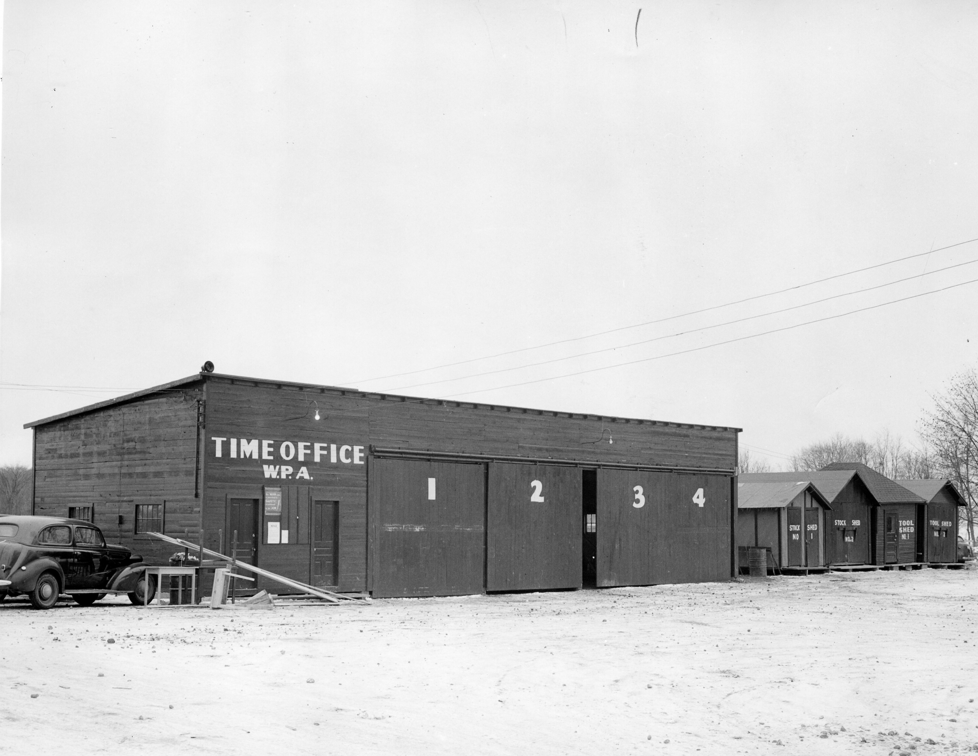 W.P.A. Garage