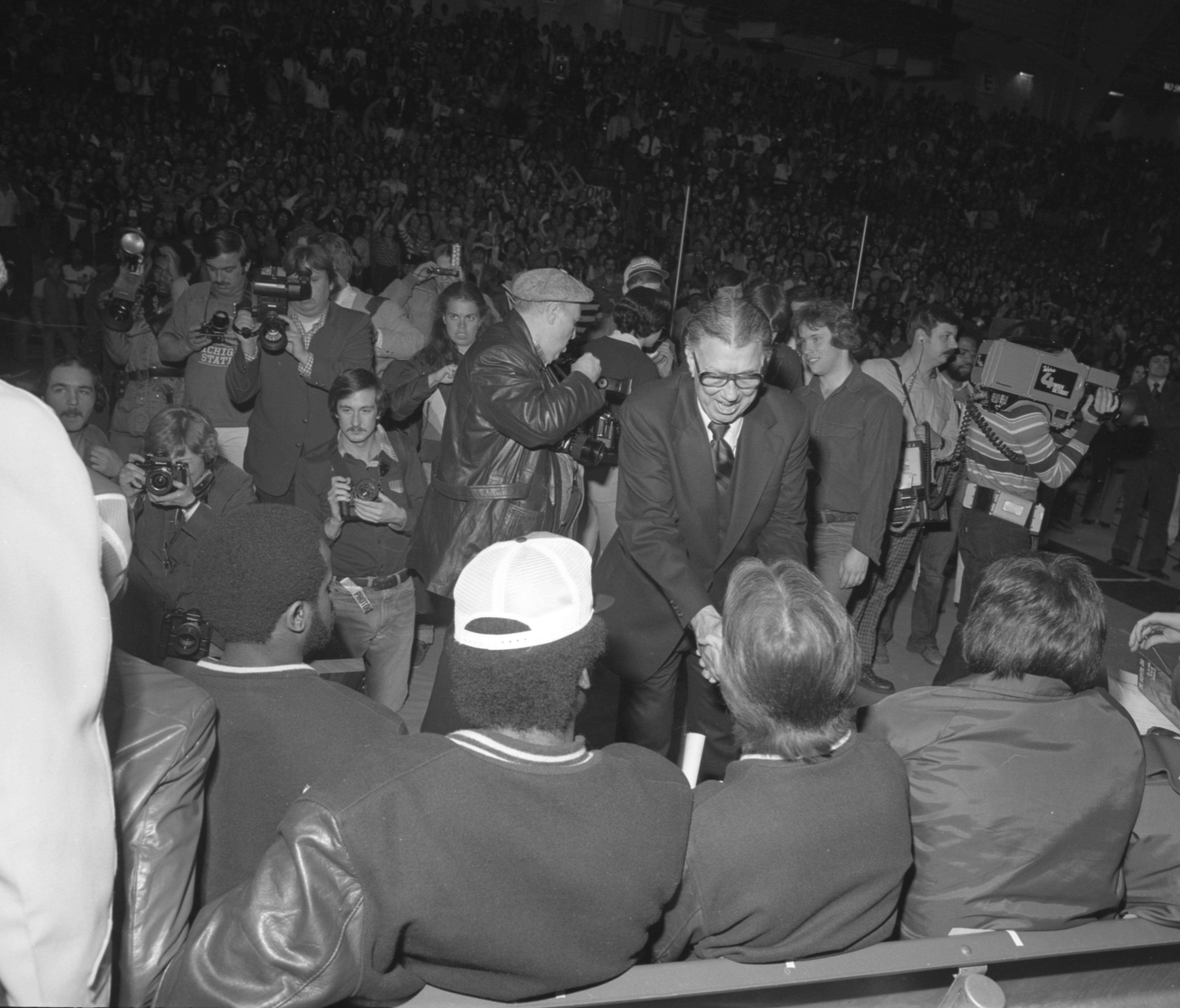 MSU Men's Basketball Pep Rally, 1979