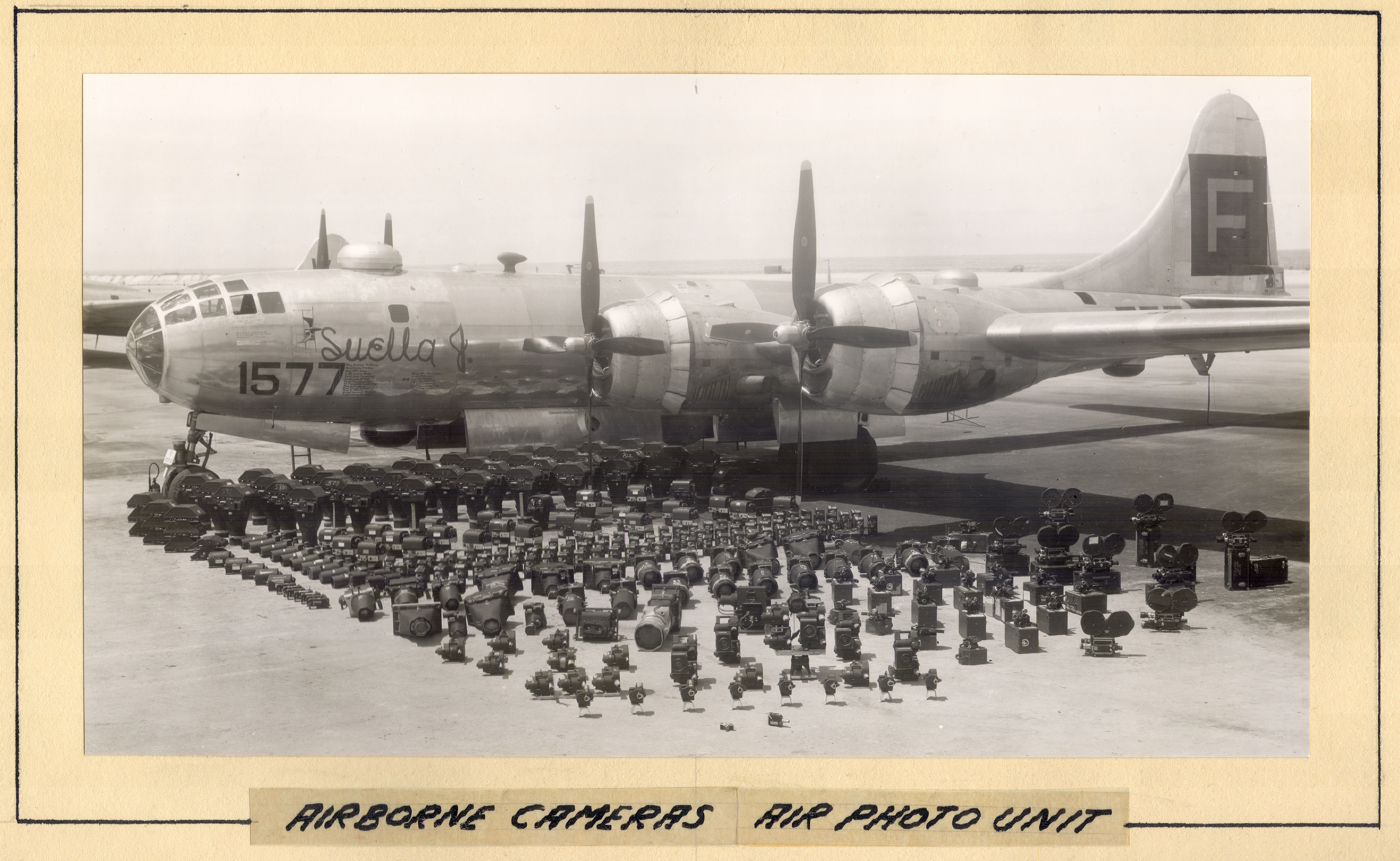 Cameras used by the Air Photo Unit, 1945-1946