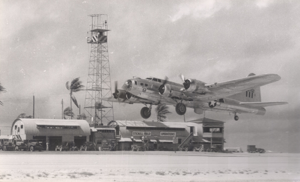 Drone on airstrip, 1945-1946