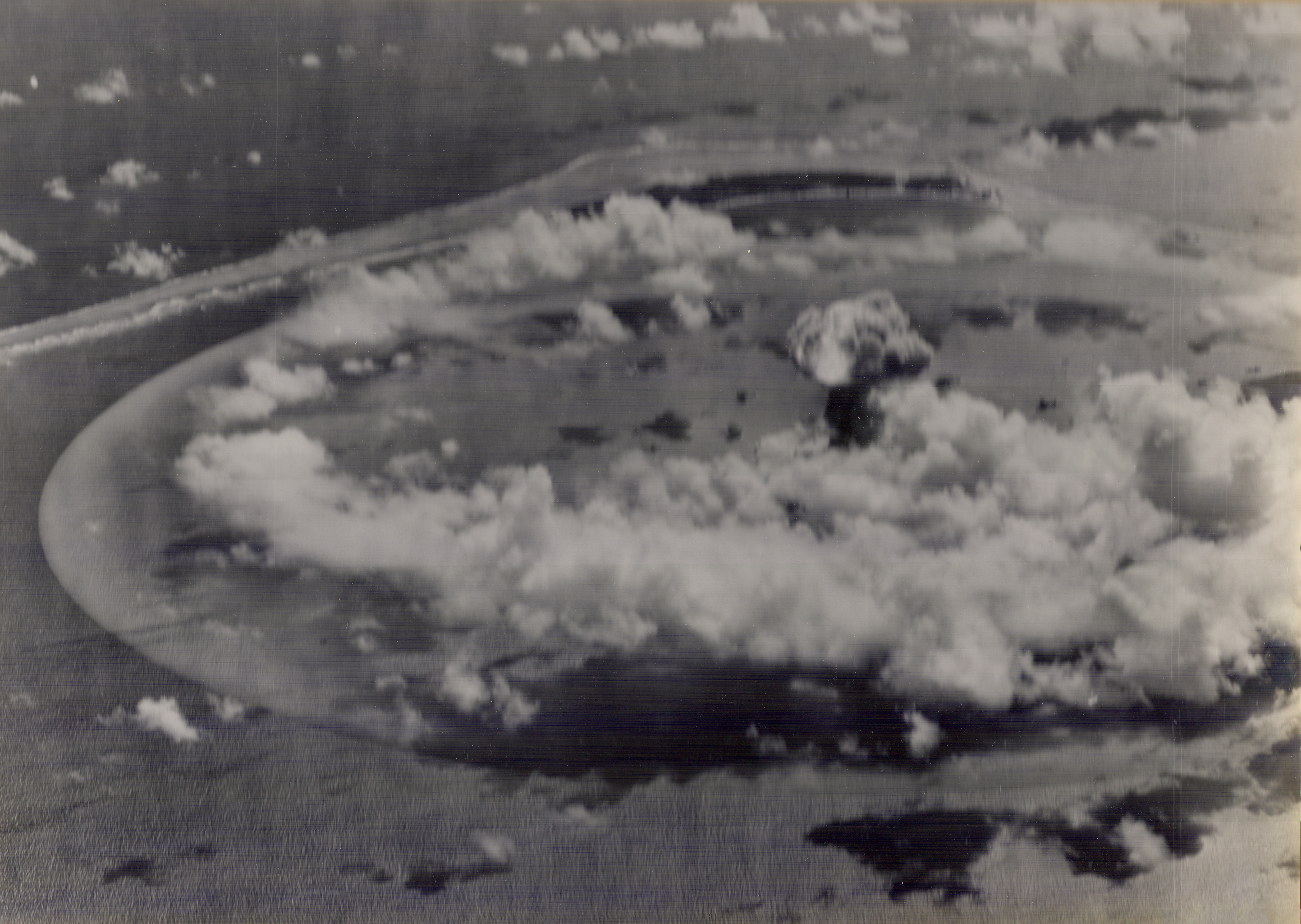 Nuclear Test Explosion From the Air, 1945-1946