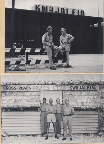 Kwajalein base, circa 1945
