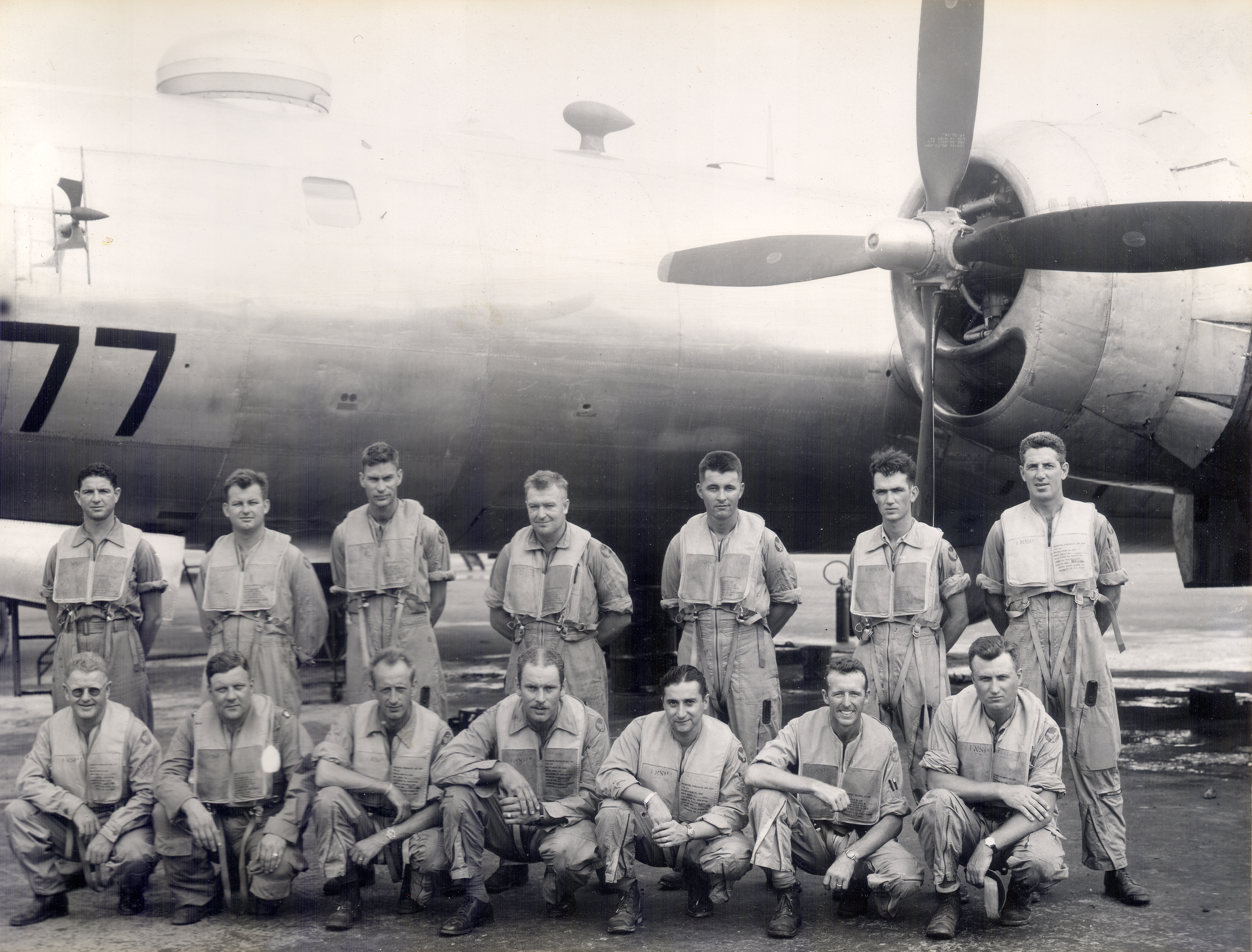 Task Unit 1.52 Air Crew including Major Perry M. Thomas, 1945-1946