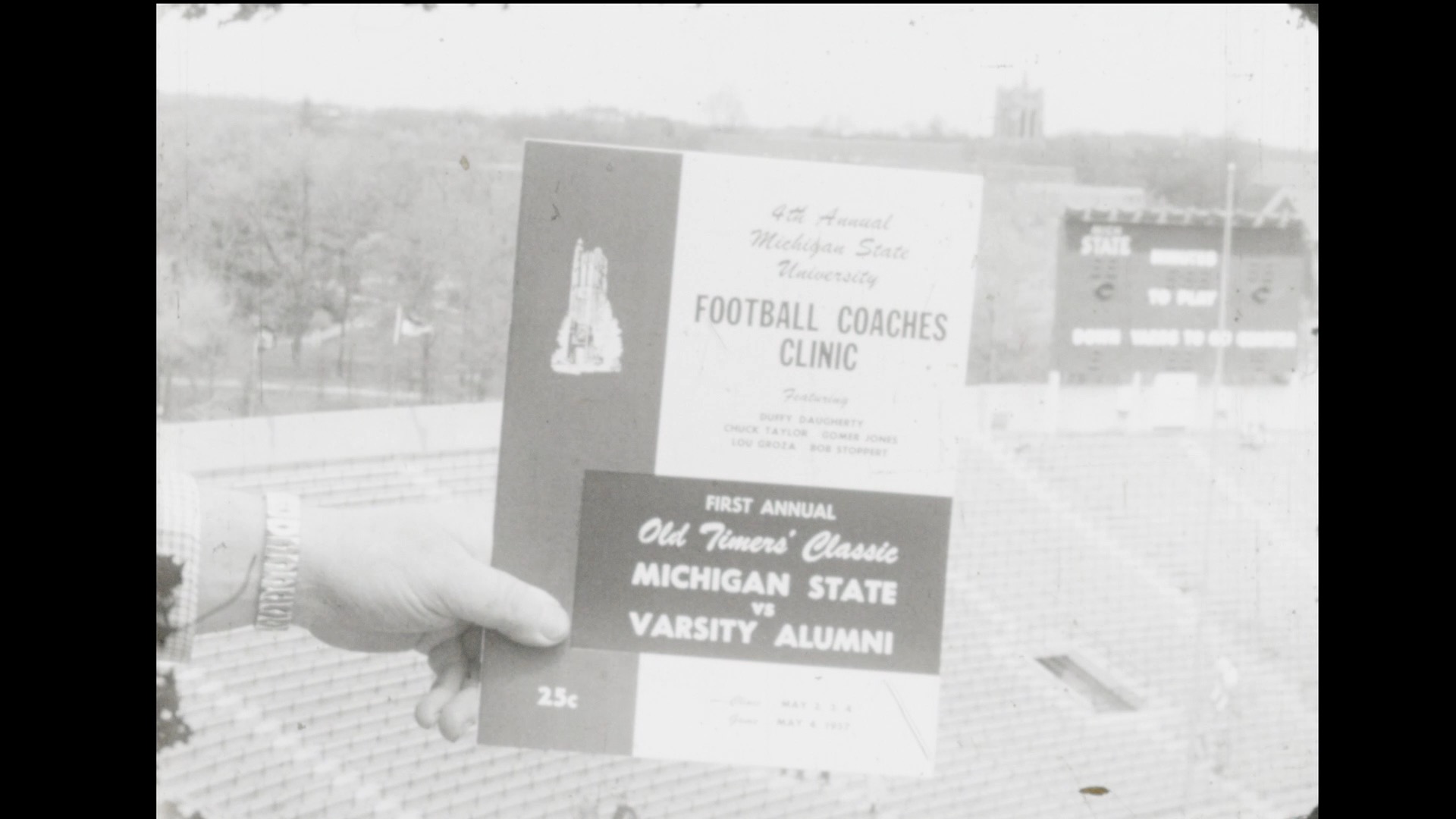 MSU Football Old Timers' Game, 1957