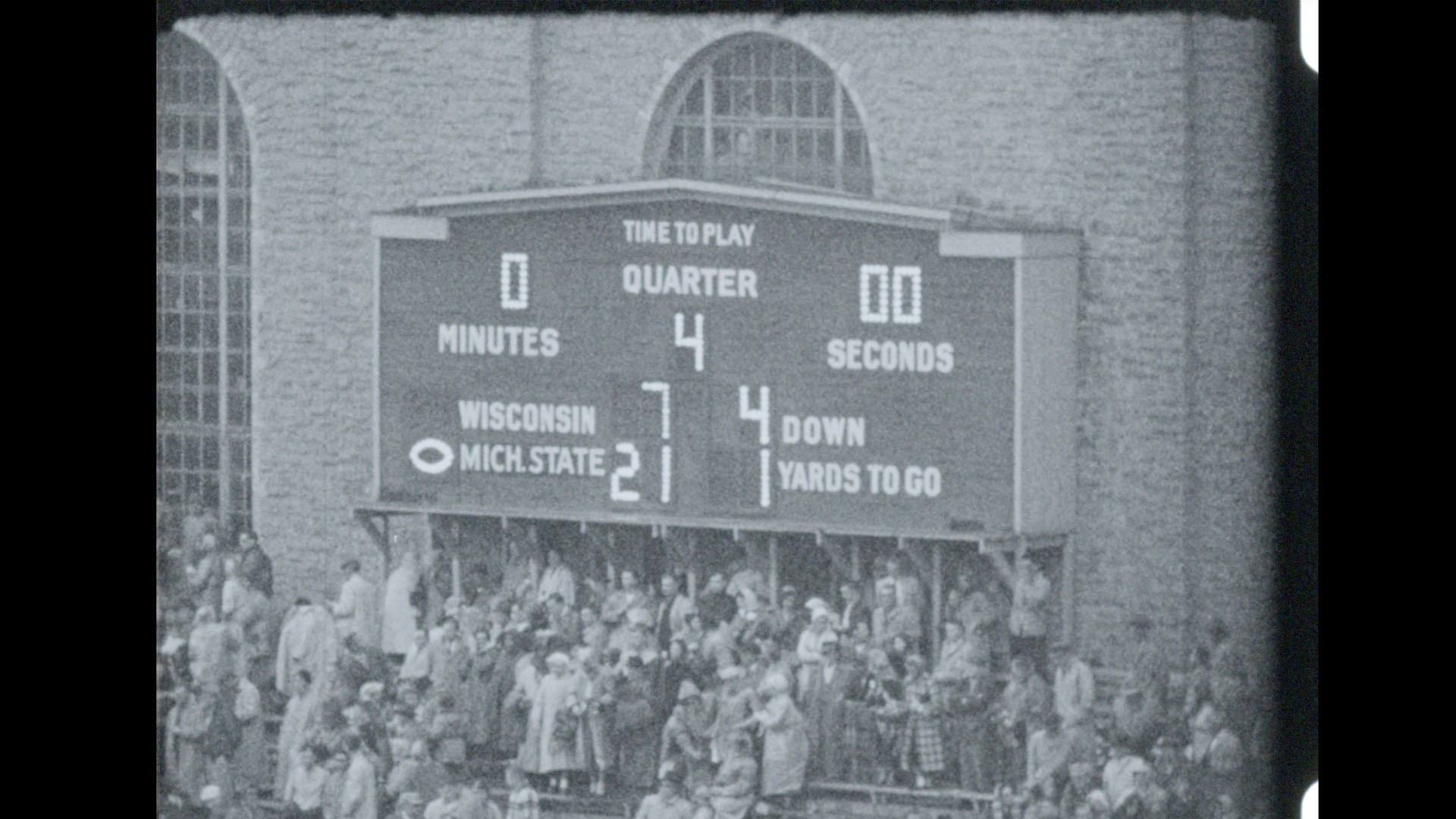 MSU Football vs. Wisconsin, 1957