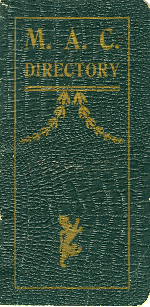 1904-1905 Michigan Agricultural College Faculty and Student Directory