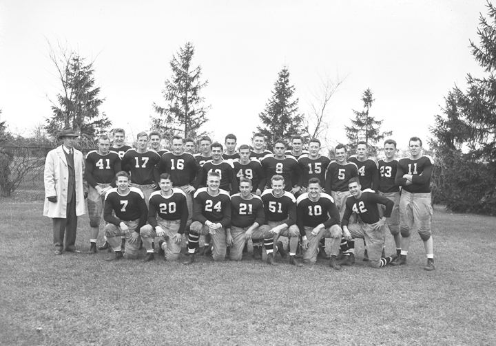 On Campus Engineers Football Team, November 6, 1943