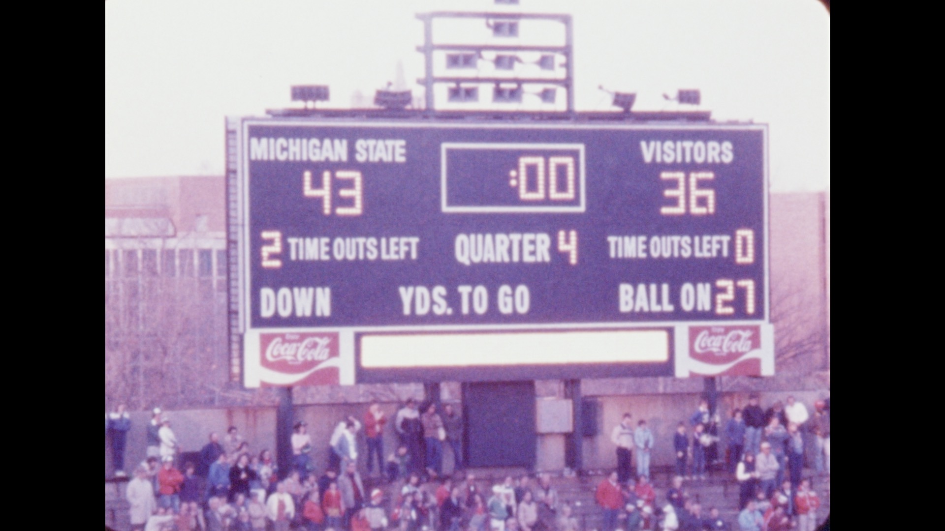 MSU Football vs. Minnesota, 1981