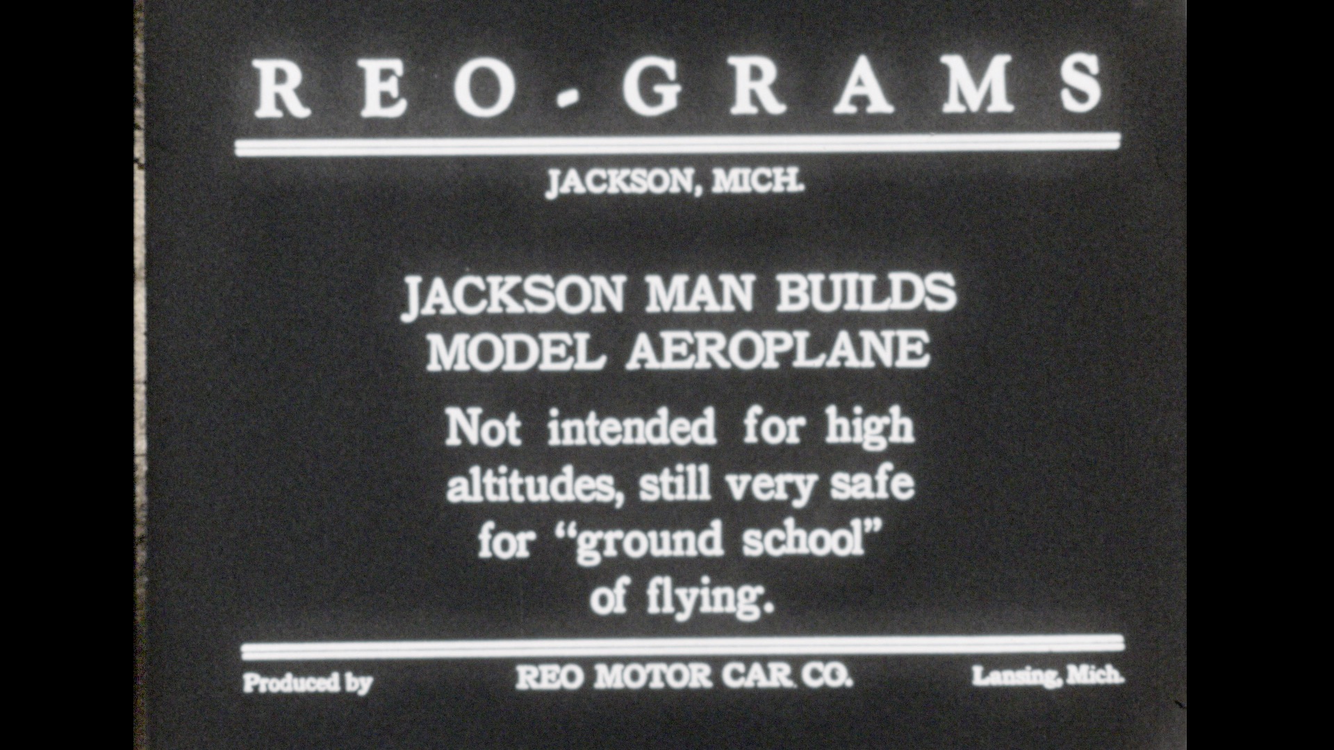 REO Reel #9, circa 1928