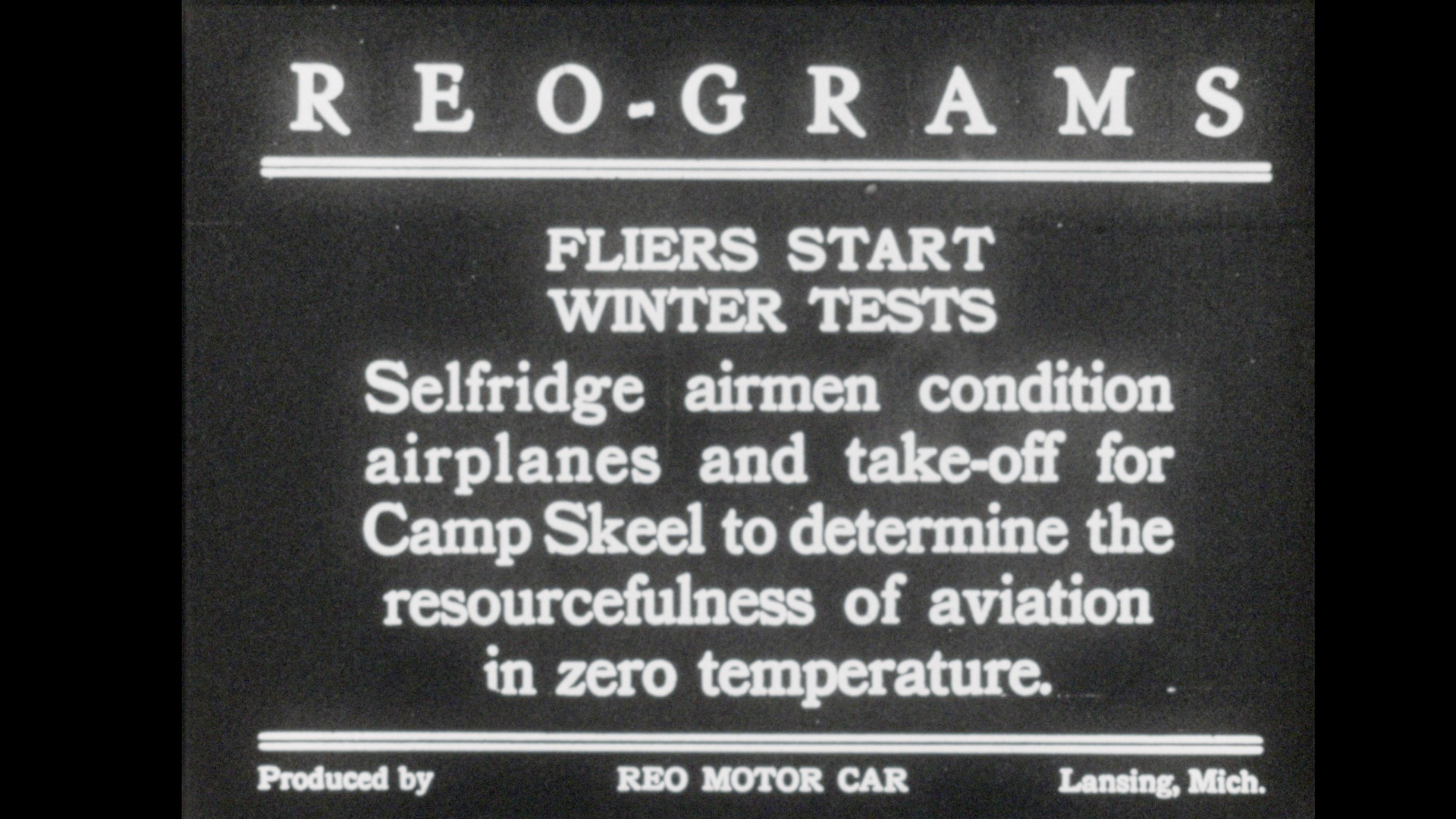 REO Reel #8, circa 1928