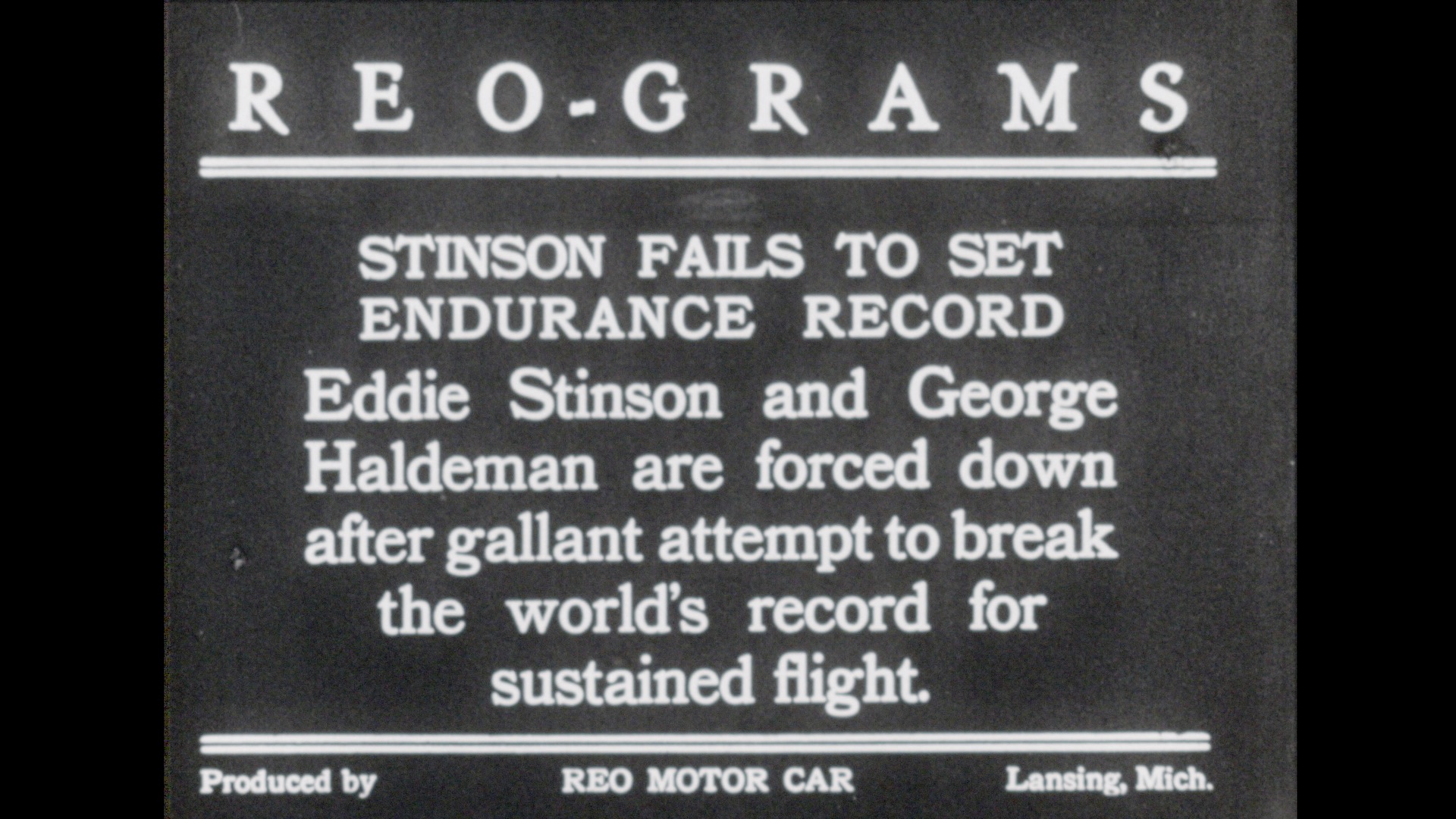 REO Reel #12, circa 1928
