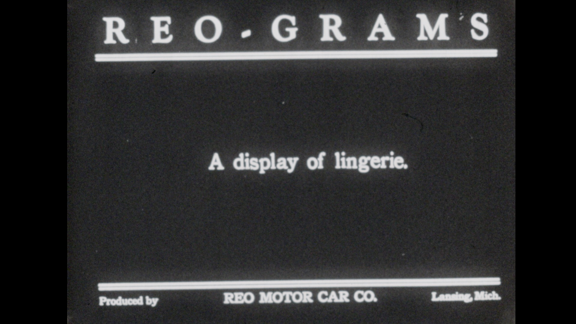 REO Reel #13, circa 1928