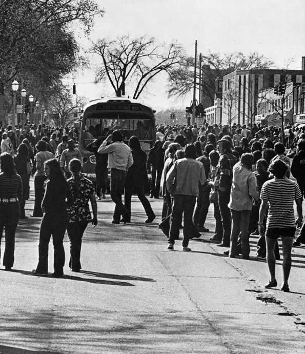Students Occupy Grand River Avenue, 1972