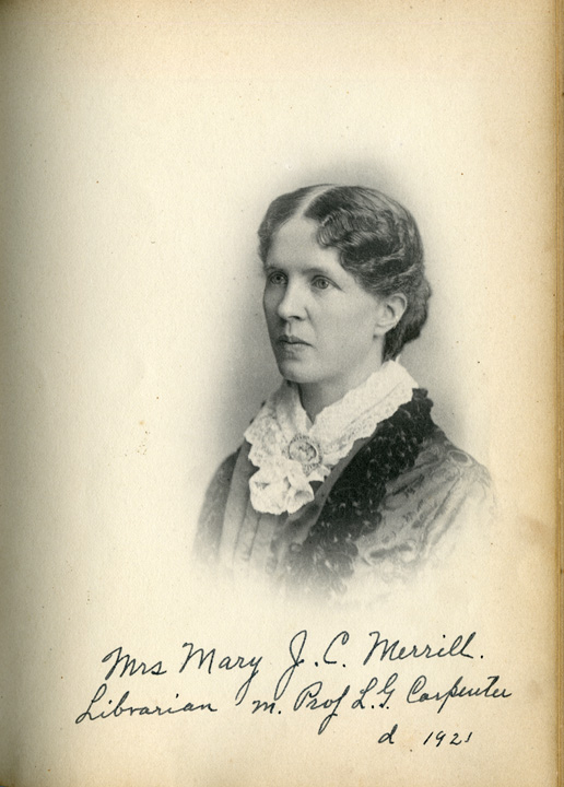 Mrs. Mary J. C. Merrill, 1885