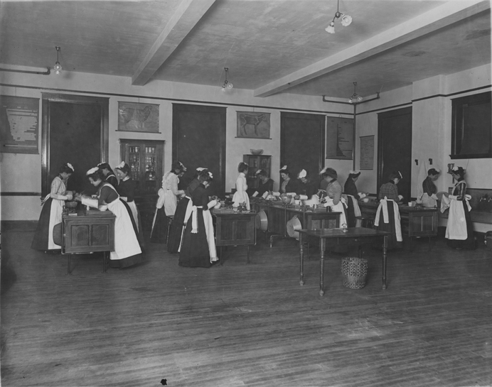 First Cooking Class, 1900