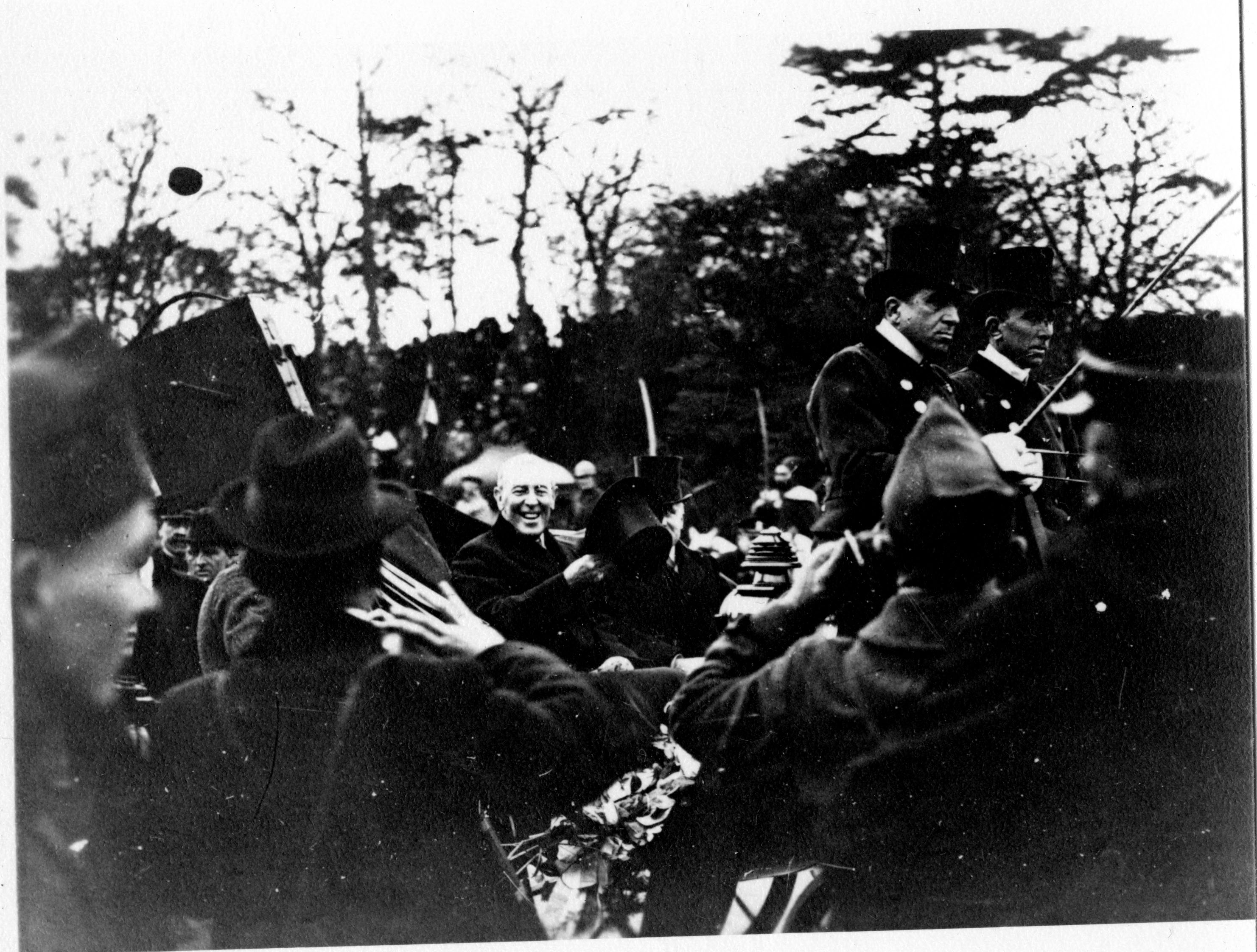 Woodrow Wilson in France, circa 1919