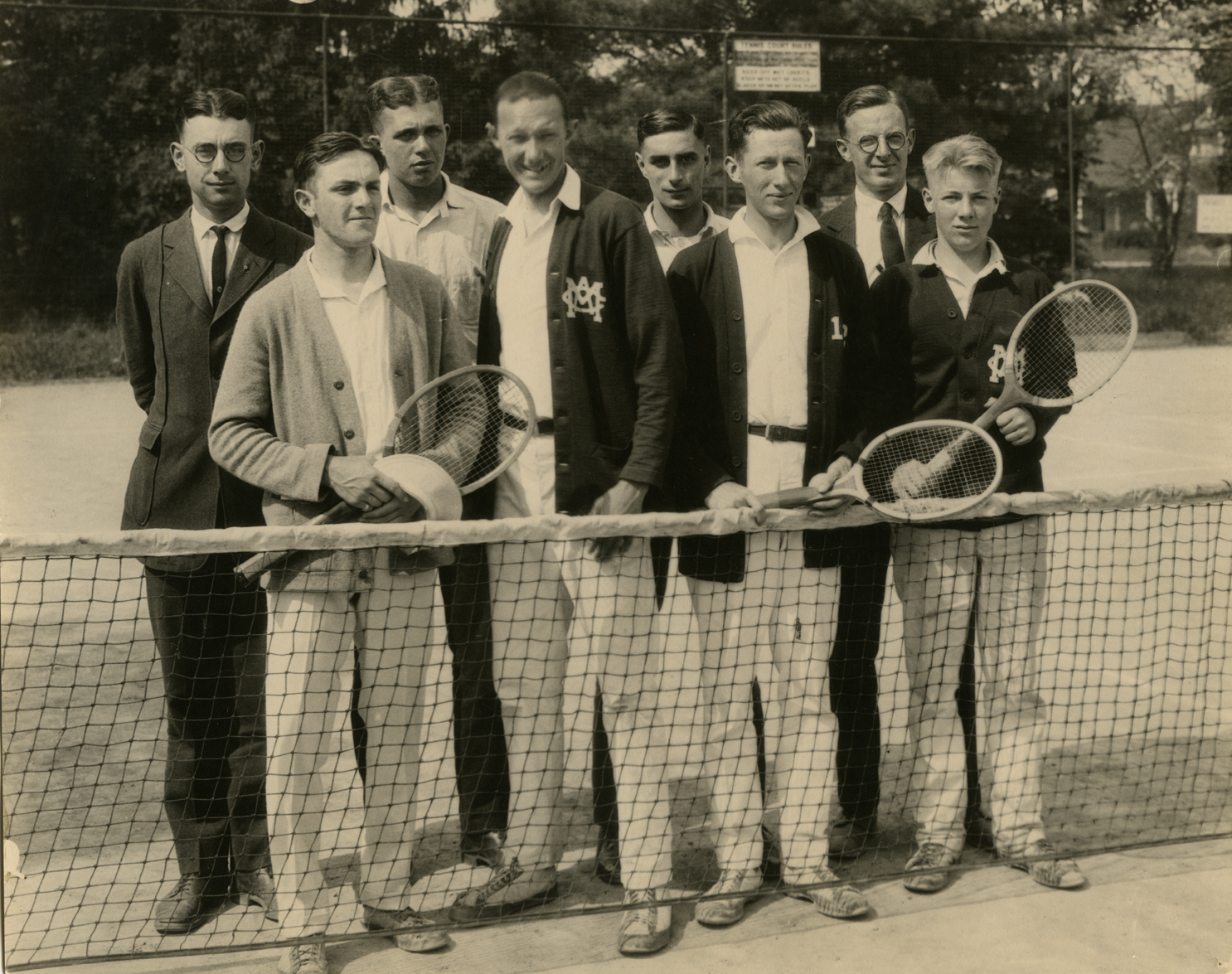 Men's Tennis Team, circa 1924