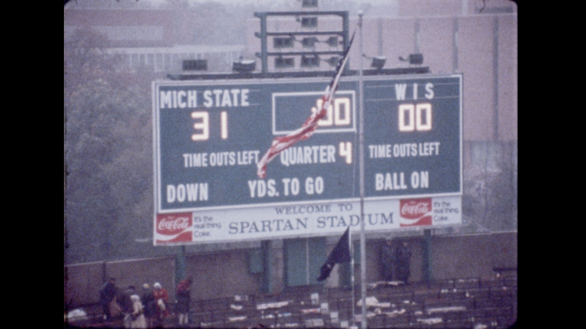 MSU Football vs. Wisconsin, 1972