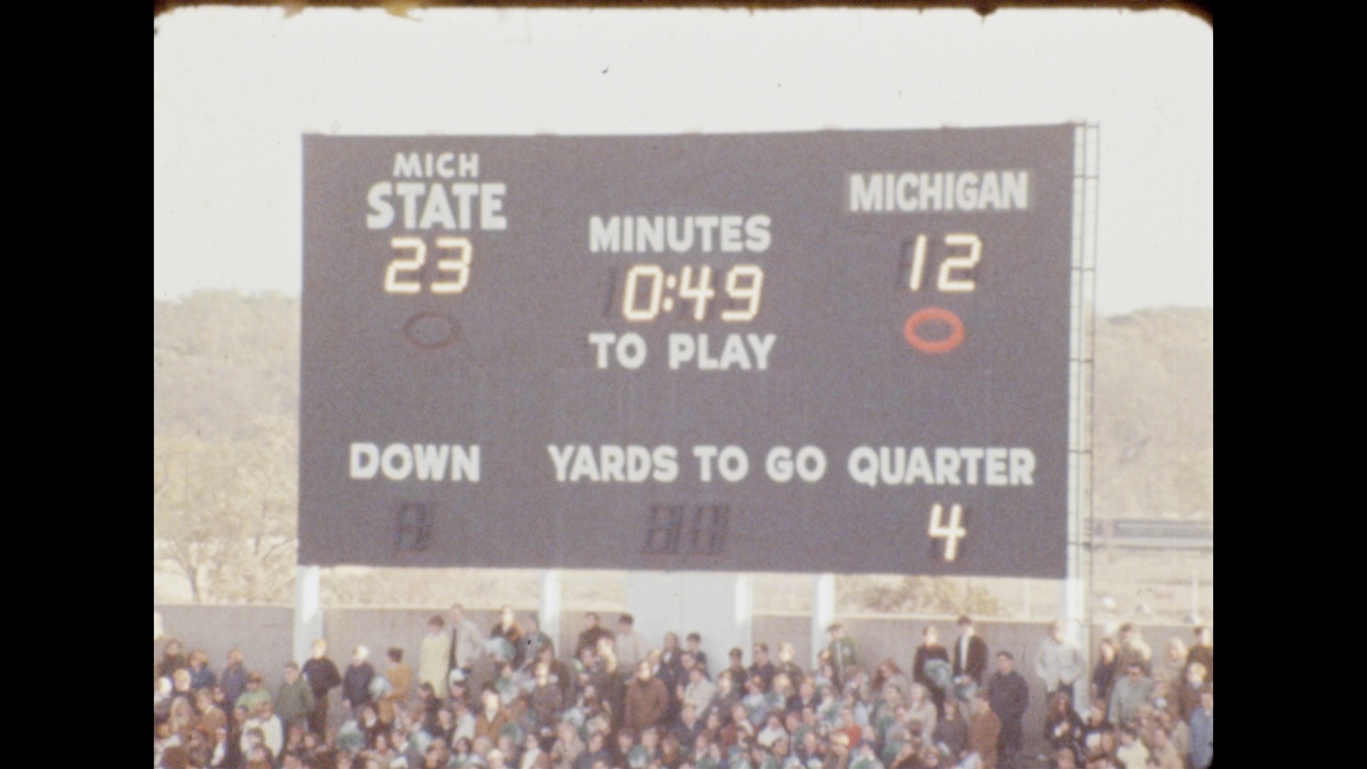 MSU Football vs. Michigan, 1969