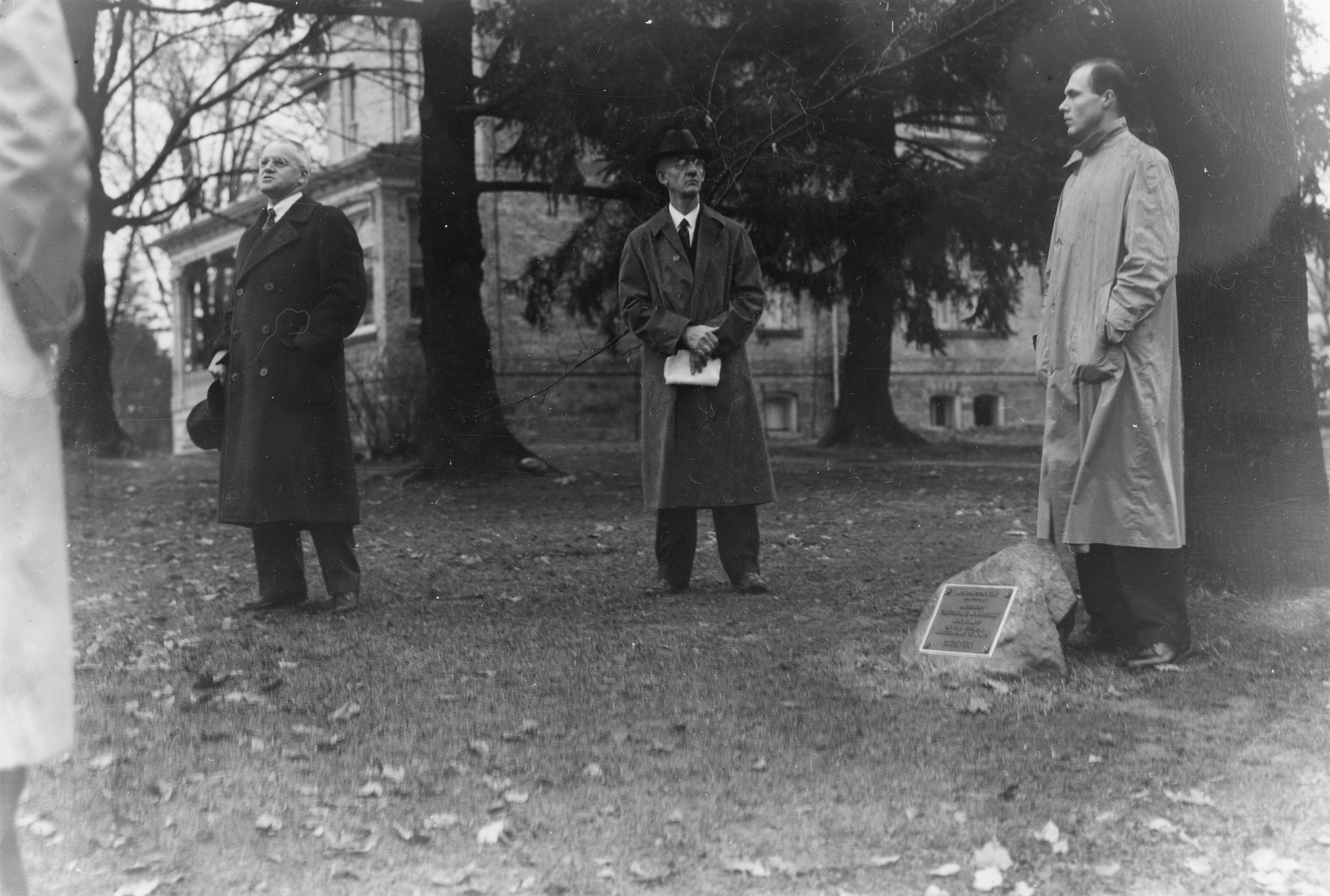 Roosevelt Elm Tree Plaque Dedication, November 13, 1937
