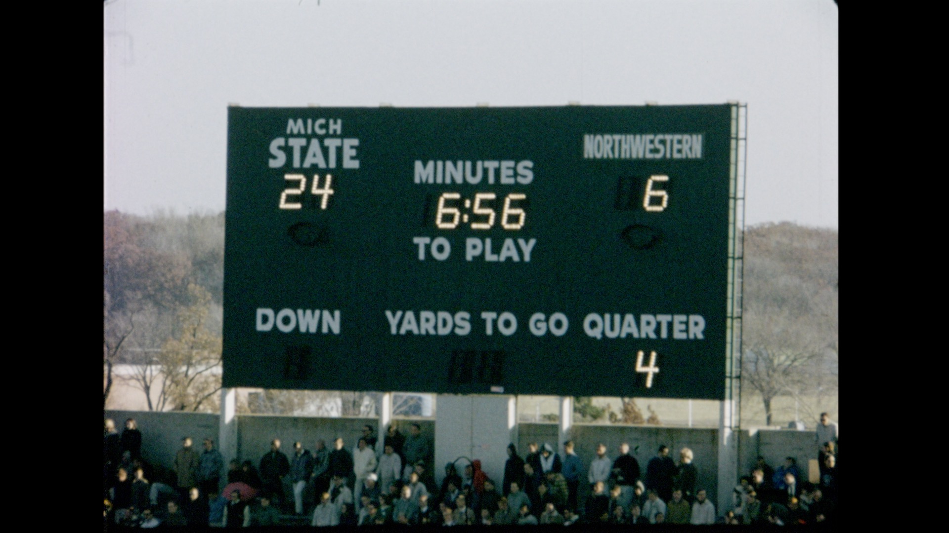 MSU Football vs. Northwestern, 1964