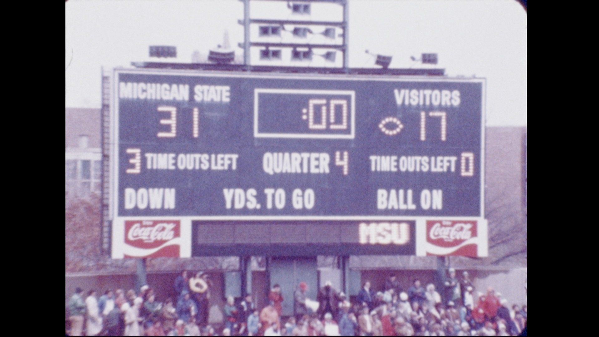 MSU Football vs. Minnesota, 1979