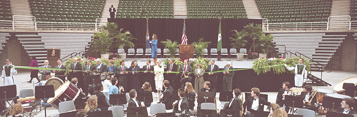 Breslin Center Dedication and Ribbon Cutting Ceremony, 1989
