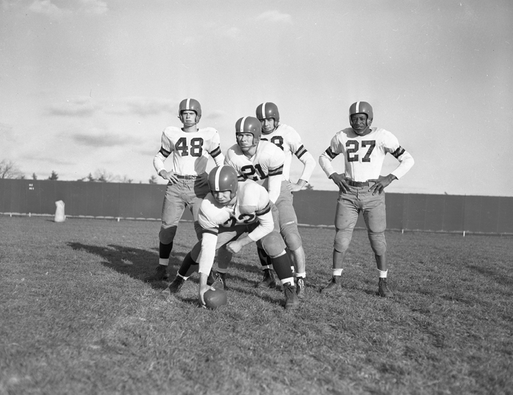 Football Practice Photo of  5 Football Players