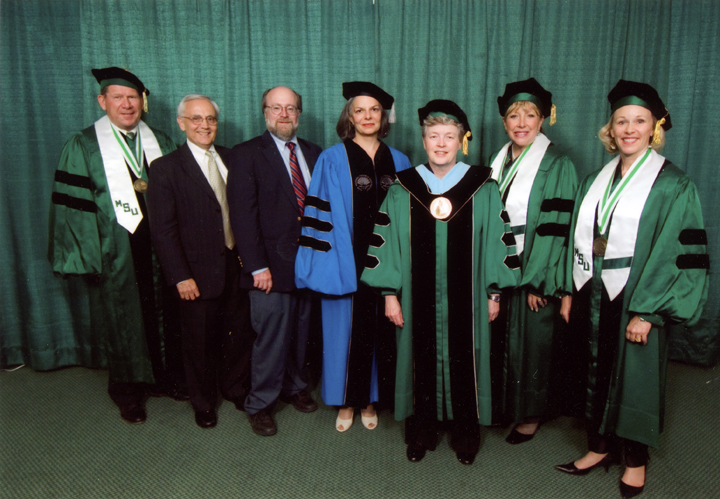 Advanced Degree Commencement Group Photo 2007