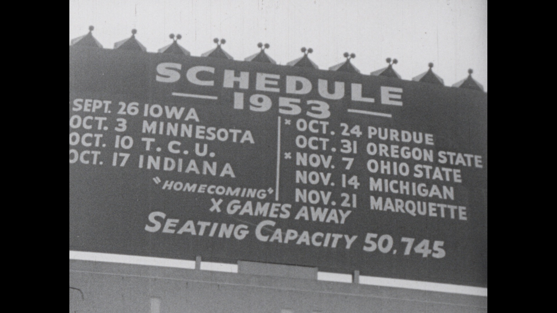 MSC Football Preview Film, 1953