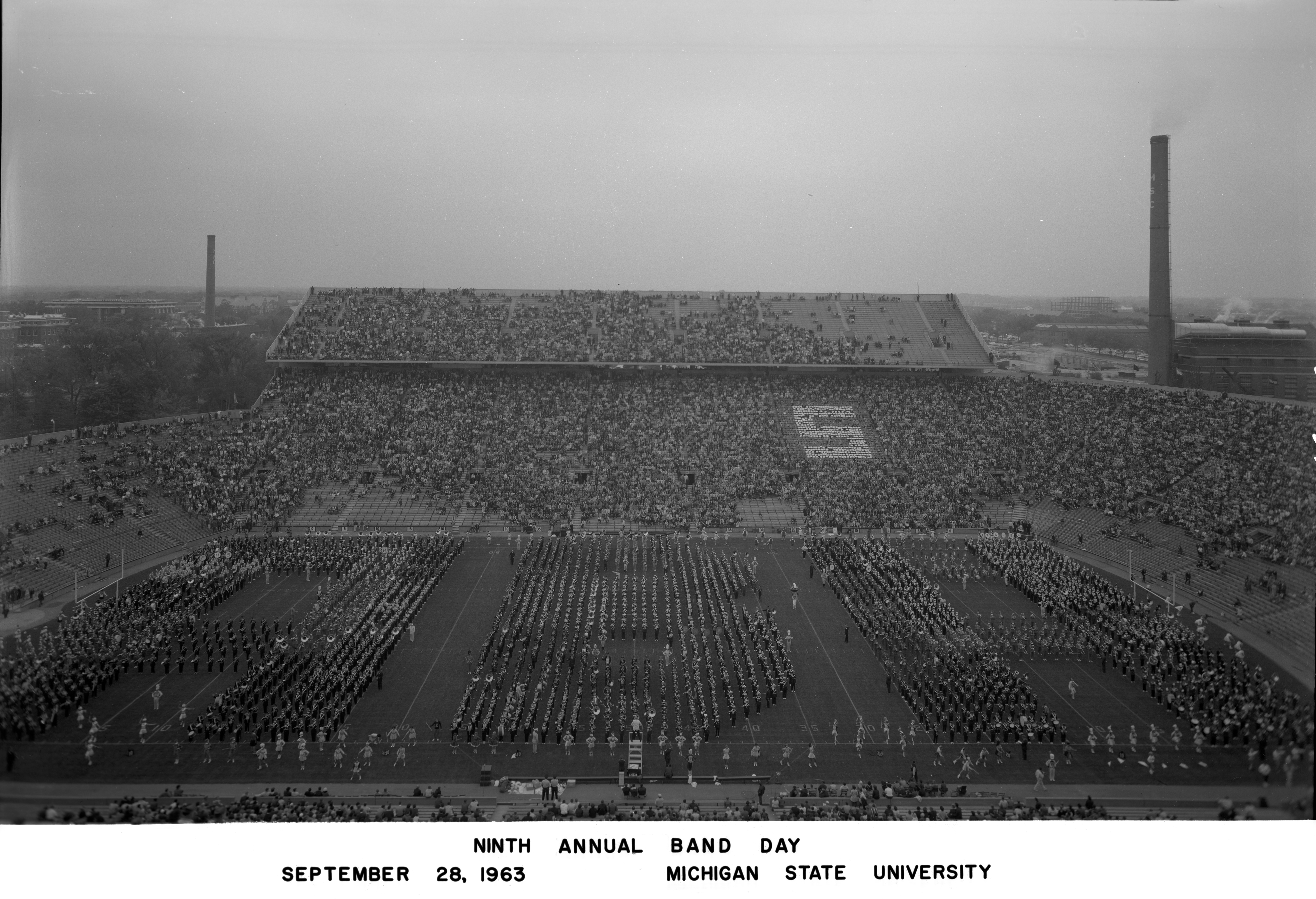 Band Day in Block S Formation