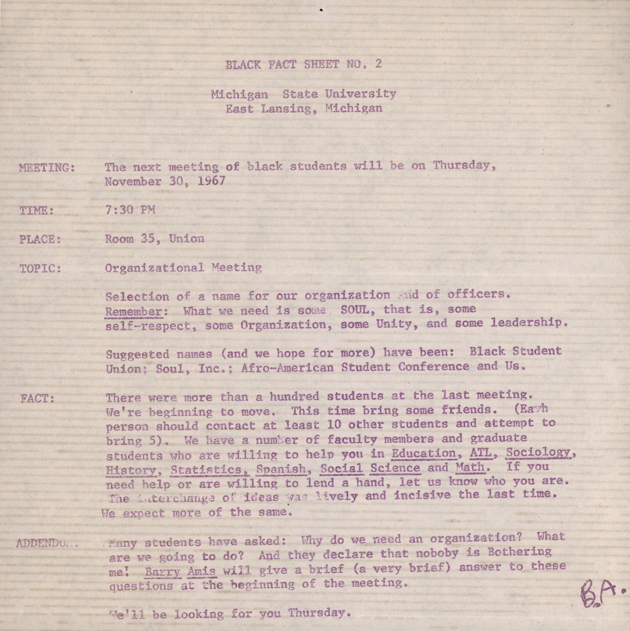 Barry D. Amis papers 