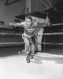 Boxer Herb Odom, 1955