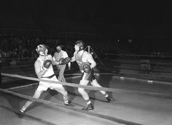 Boxing match against Wisconsin, 1958