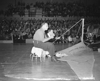 Coaches During Boxing Match, 1942