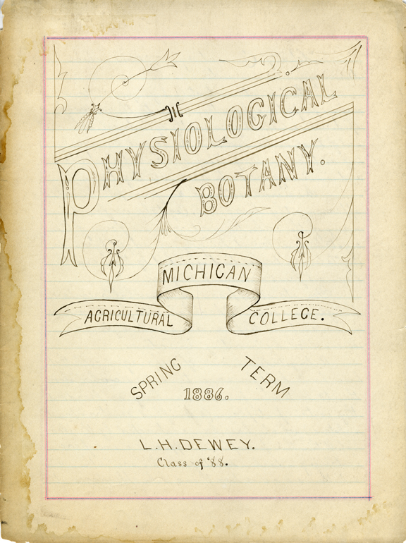 Physiological Botany Notes, 1886