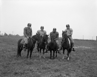 Pony Backfield of the 1953-1954 Spartan Football team