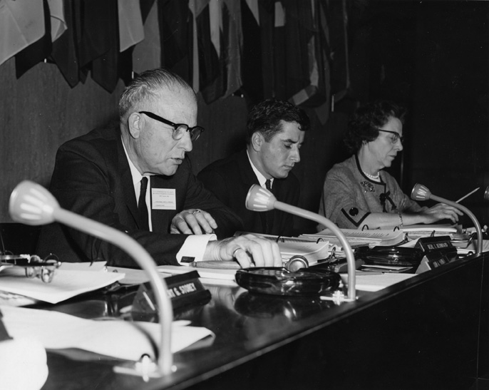 John Hannah at Civil Rights Commission Meeting, undated