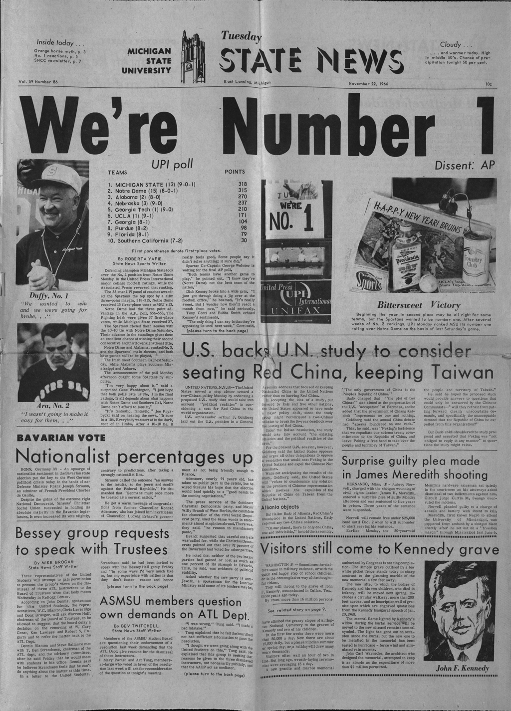 State News, November 22, 1966