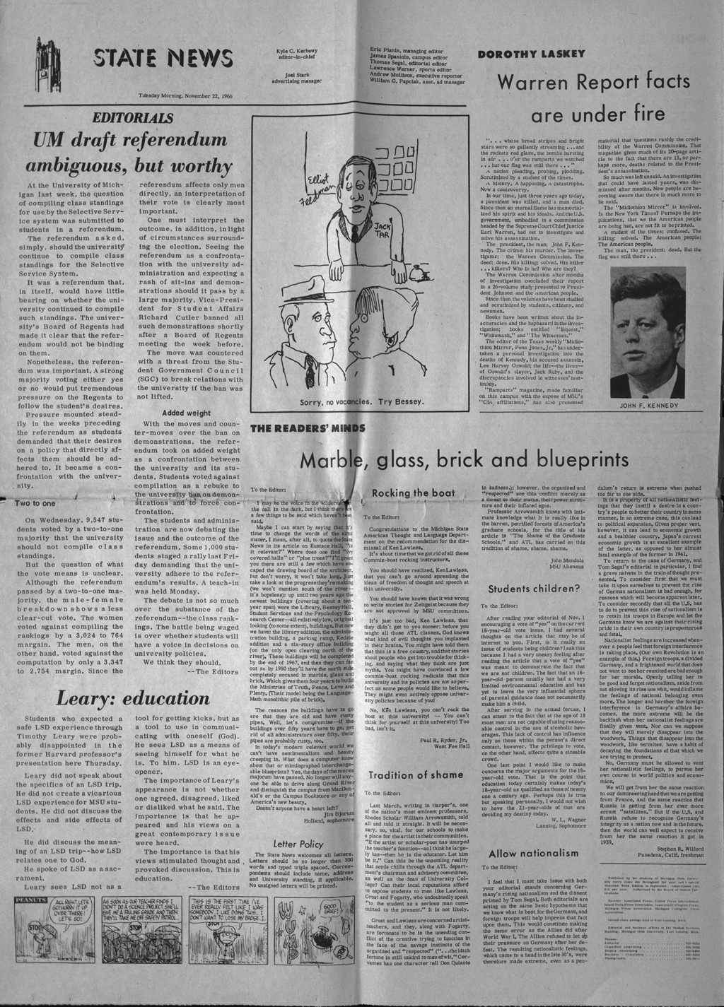 State News, November 22, 1966