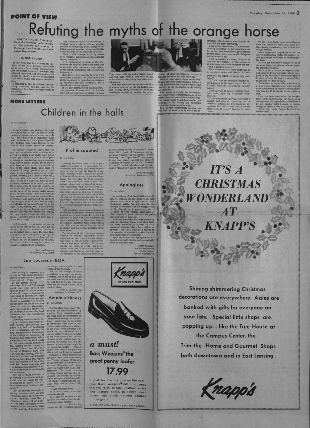 State News, November 22, 1966