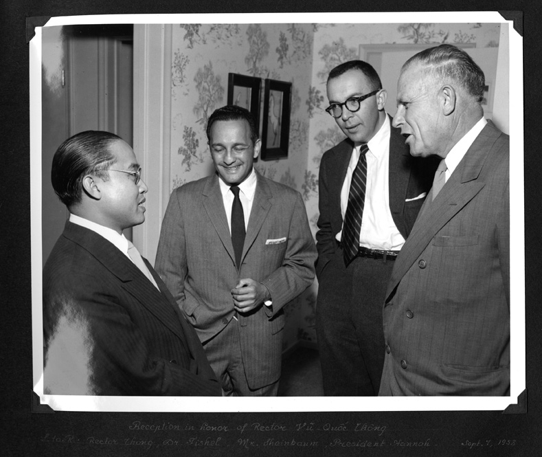 Reception in honor of Rector Vu-Quoc Thong