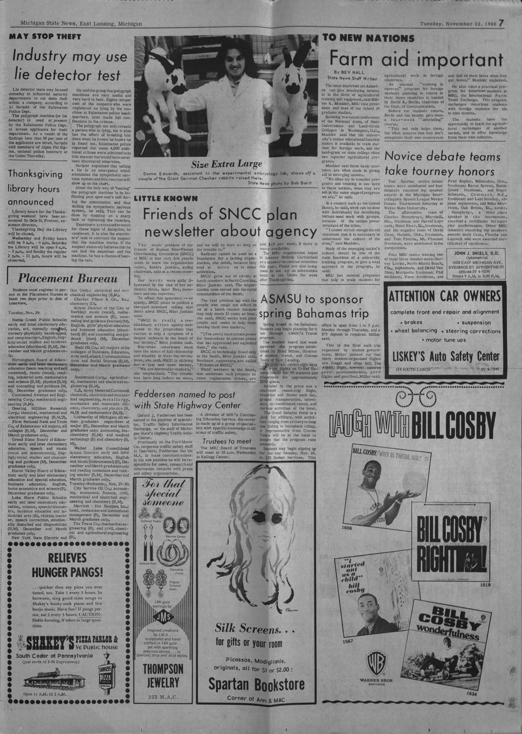 State News, November 22, 1966